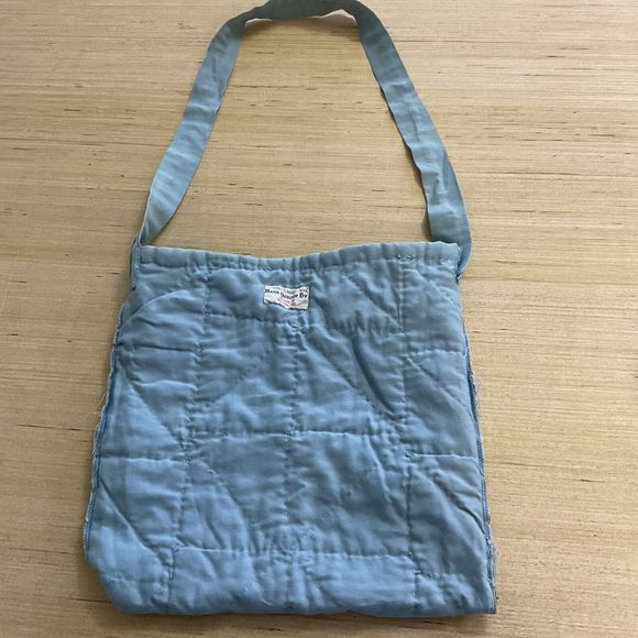 Quilted Bag Hand Quilted By Women Of  Tutweiler Mississippi  Boho Patchwork - Picture 2 of 8